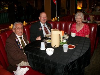 Canoga Park members Pete de Santis and Rosemary Blischke with member Jim Meech, PER