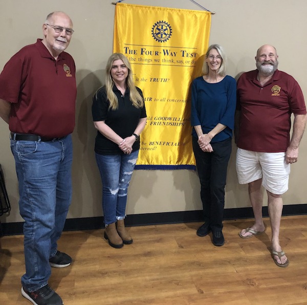 Three members of the Elks met at our Evening Meeting. We had an excellent discussion about how Elks and Rotary can collaborate for the benefit of our community.