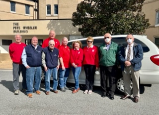 Lake Oconee Lodge member Brad Hatch donated a van and special wheelchair to the veterans at the Ga War Veterans home in Feb 2022.  Lodge members of the veterans committee helped to facilitate the donation.