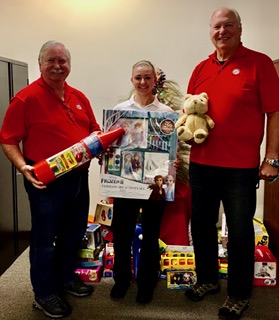 December 2020 donation to Putnam Co Fire Service toys for kids program
