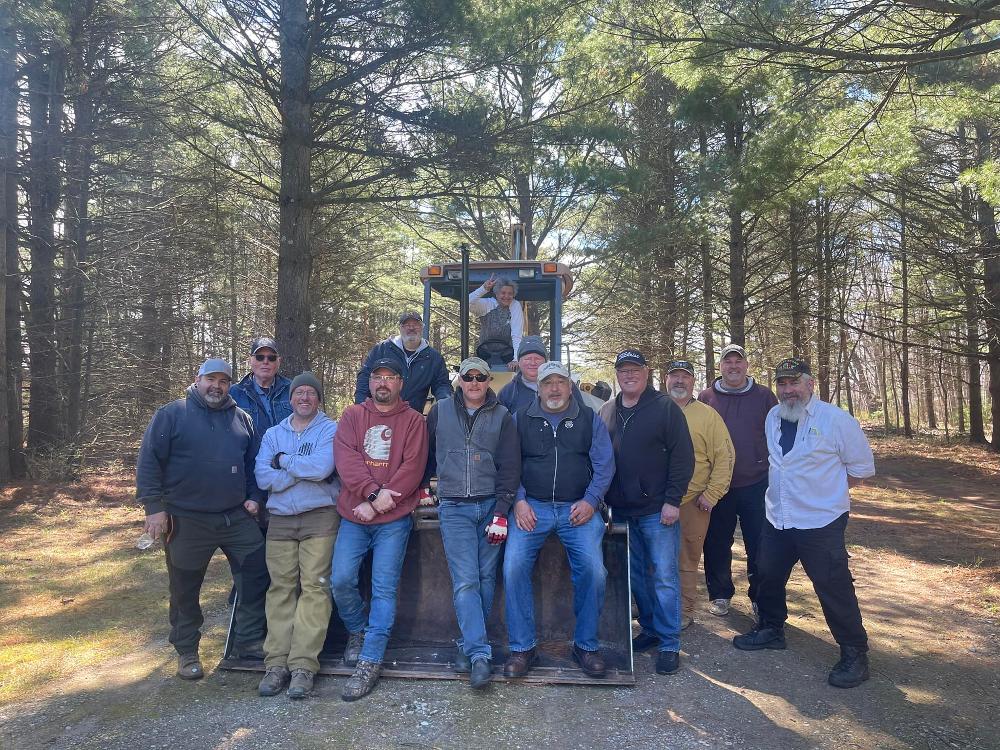                                                                       Lodge Volunteers spent a Saturday cleaning up our Campsites and woods.
                                  
  L to R: Del, Kamm, Papke, Rob, Dave, Al, Bridget, Peter, Chuy, Jerry, Todd, Bryan, and Jeff.                                                                         Missing from photo is Greg Denzinger.
