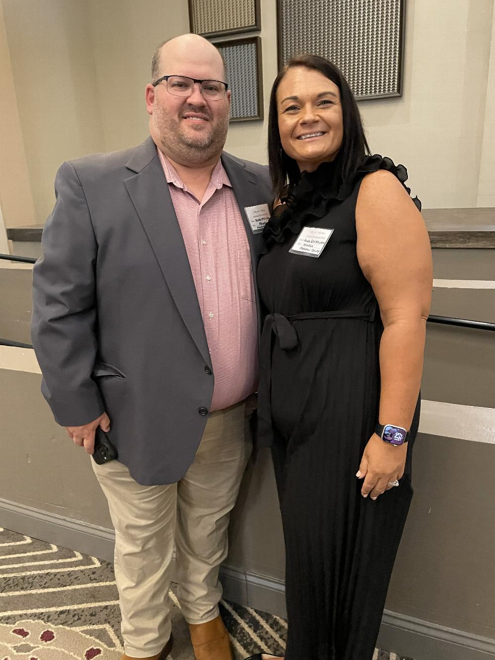 Dustin McCullars Lodge#2869 Treasurer and wife Donna Beth McCullars Grant /Scholarship Coordinator for #2869