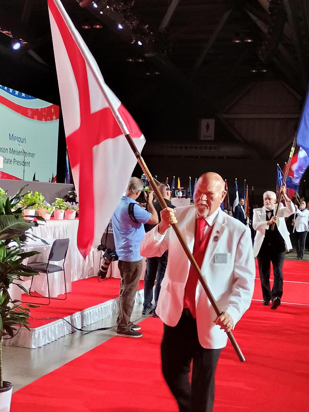 Carrying AL Flag out at National Convention
