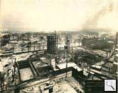 Workers have framed half of the building's magnificent dome in this photo from January 17, 1924