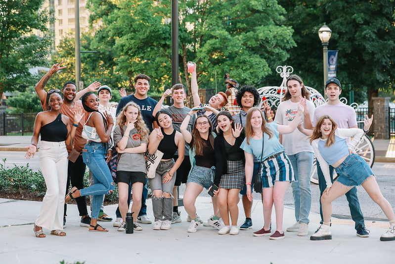 Elks scholars were able to experience Atlanta while serving the community