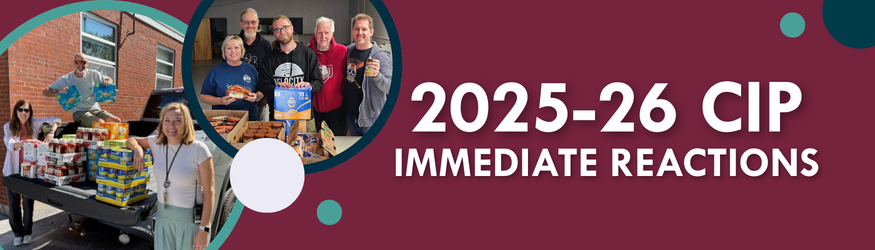 2025-26 CIP Immediate Reactions