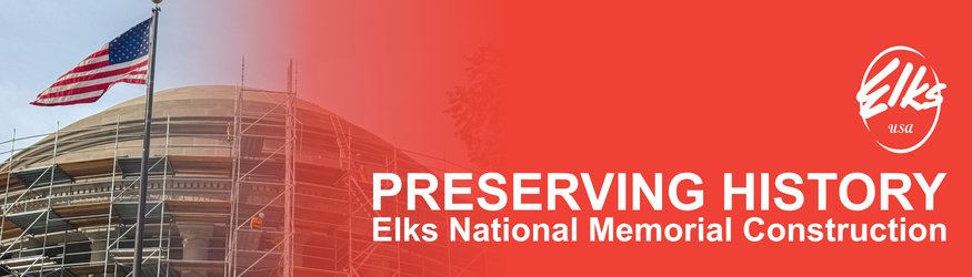 Elks National Memorial Construction