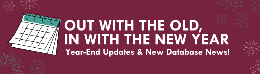 Out with the Old, in with the New Year