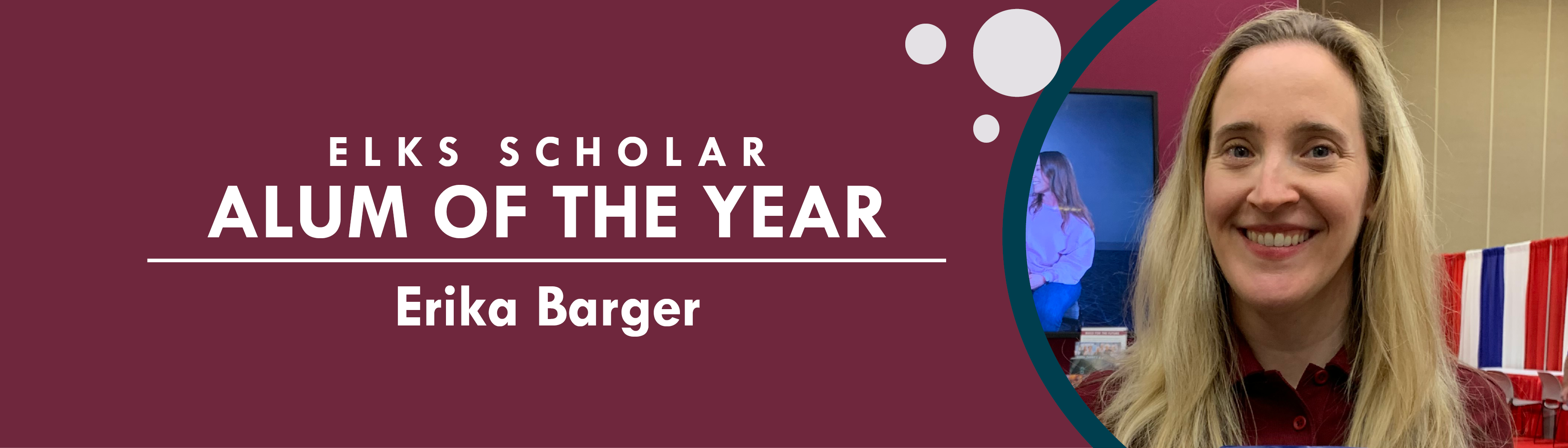 Erika Barger: Alum of the Year