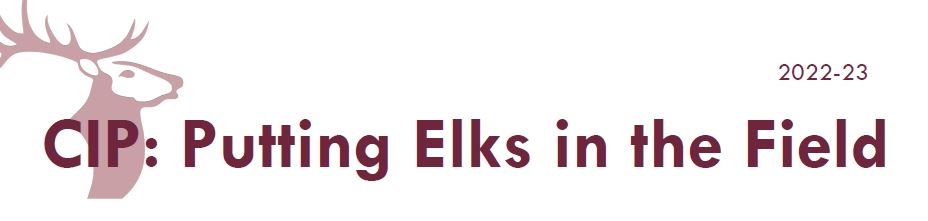 CIP - Putting Elks in the Field