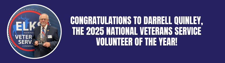 Congratulations to Darrell Quinley, the 2025 National Veterans Service Volunteer of the Year!